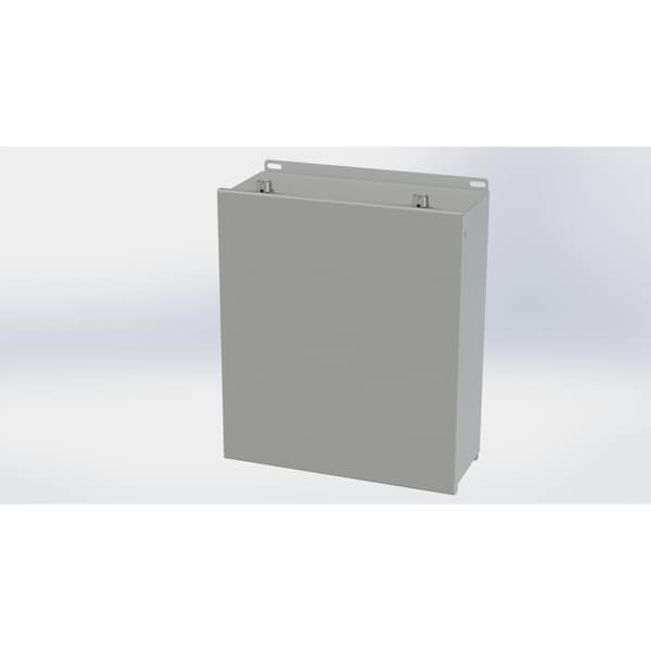 Screw Clamps Electrical Enclosures, 16.13 in H, 6 in D, 14 in W, NEMA 3R, 4, 12, 13, Carbon Steel